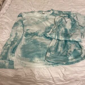 2 piece tie dye set size small